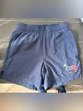 GOAT USA Navy Blue Boys' Athletic Shorts - Youth M